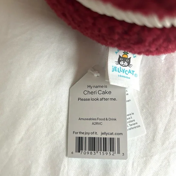 Amuseables Cheri Cake Jellycat - Authentic - Brand New - Picture 5 of 7